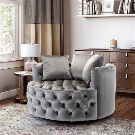 wayfair oversized velvet chair